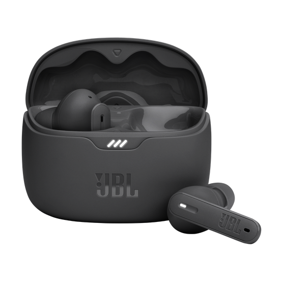 JBL Tune Beam - Black - True wireless Noise Cancelling earbuds - Hero